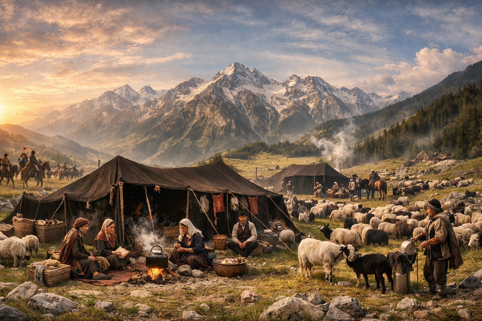Sarıkeçili Yörük göçü - Toros Dağlarından Akdeniz'e transhumance yolculuğu